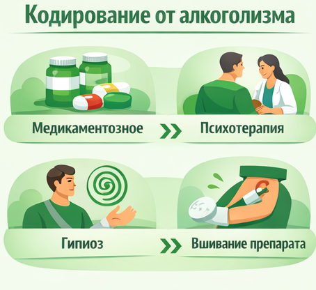 кодирование от алкоголизма в Пионерском Санати